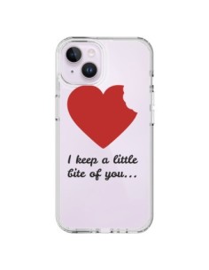 Coque iPhone 14 Plus I keep a little bite of you Love...