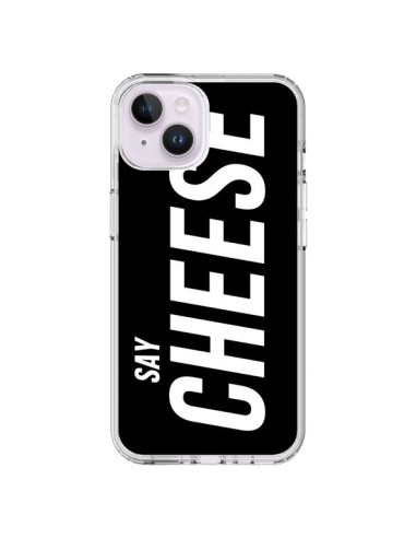 iPhone 14 Plus Case Say Cheese Smile Black - Jonathan Perez