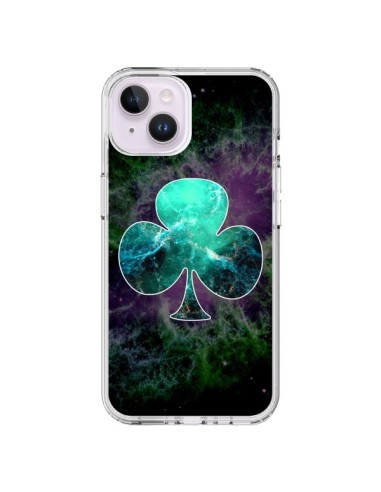 iPhone 14 Plus Case Nebula Club Trèfle Galaxie - Jonathan Perez