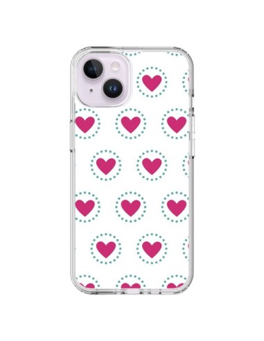 Coque iPhone 14 Plus Coeur Cercle - Jonathan Perez