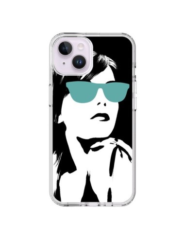 iPhone 14 Plus Case Fille Lunettes Blues - Jonathan Perez