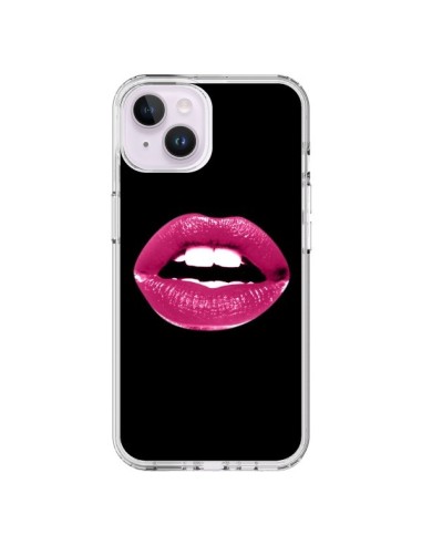 Coque iPhone 14 Plus Lèvres Roses - Jonathan Perez