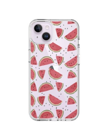 Coque iPhone 14 Plus Pasteques Watermelon Fruit Transparente - Dricia Do
