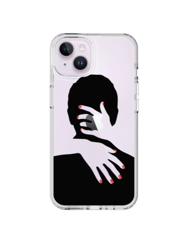 Coque iPhone 14 Plus Calin Hug Mignon Amour Love Cute Transparente - Dricia Do
