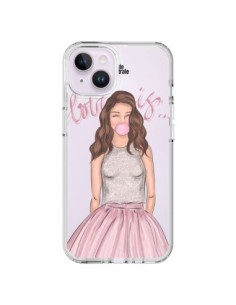 iPhone 14 Plus Case Bubble Girl Tiffany Pink Clear -...