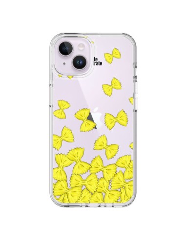 Coque iPhone 14 Plus Italian Pasta Pates Italiennes Transparente - kateillustrate