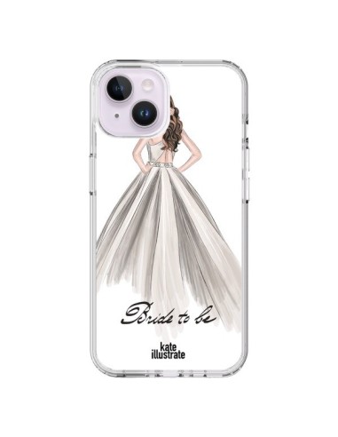 Coque iPhone 14 Plus Bride To Be Mariée Mariage - kateillustrate