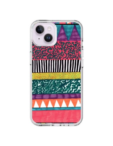 Coque iPhone 14 Plus Azteque Dessin - Kris Tate