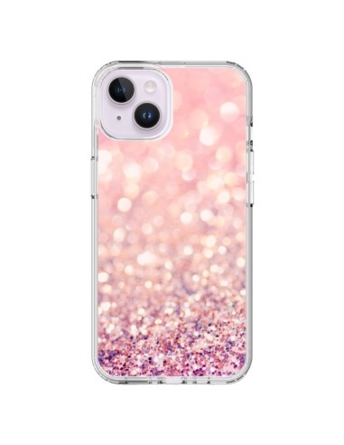 Coque iPhone 14 Plus Paillettes Blush - Lisa Argyropoulos