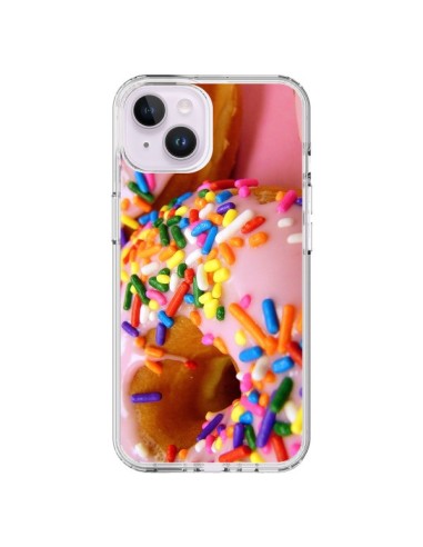 Coque iPhone 14 Plus Donuts Rose Candy Bonbon - Laetitia