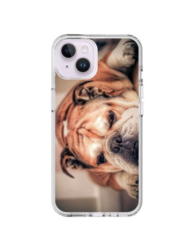 Coque iPhone 14 Plus Chien Bulldog Dog - Laetitia