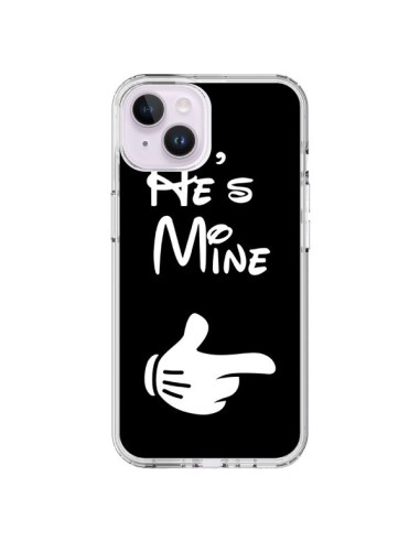 Coque iPhone 14 Plus He's Mine Il est à Moi Amour Amoureux - Laetitia