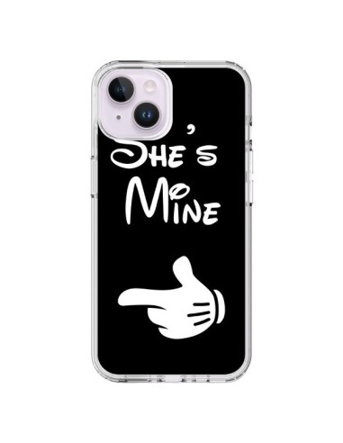 Coque iPhone 14 Plus She's Mine Elle est à Moi Amour Amoureux - Laetitia