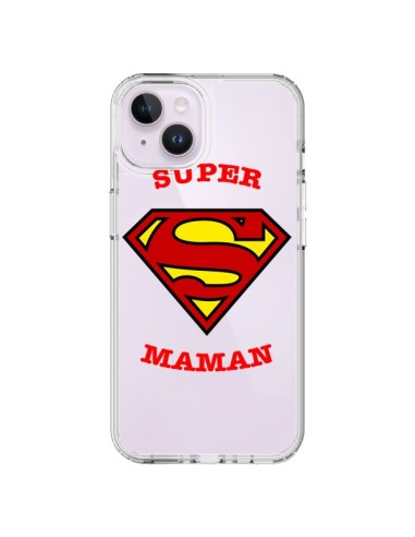iPhone 14 Plus Case Super Mamma Clear - Laetitia
