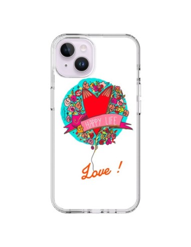 Cover iPhone 14 Plus Amore Happy Life - Leellouebrigitte