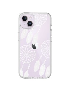 Coque iPhone 14 Plus Attrape Rêves Blanc Dreamcatcher...
