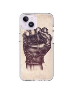 iPhone 14 Plus Case Fight Poing Cuir Pugno Combattimento...