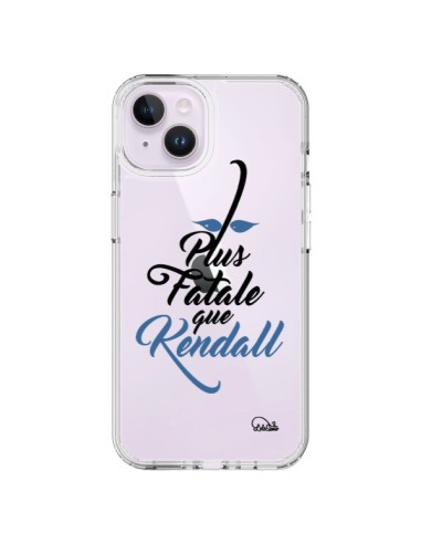 Coque iPhone 14 Plus Plus Fatale que Kendall Transparente - Lolo Santo