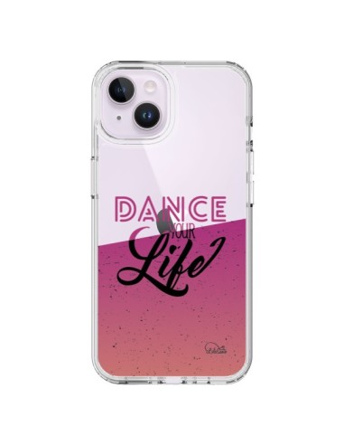 Coque iPhone 14 Plus Dance Your Life Transparente - Lolo Santo