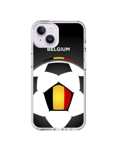 Coque iPhone 14 Plus Belgique Ballon Football - Madotta