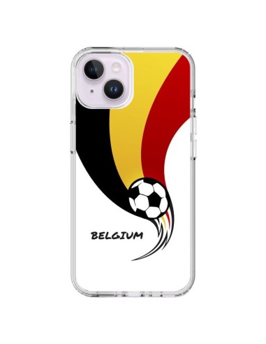 Coque iPhone 14 Plus Equipe Belgique Belgium Football - Madotta