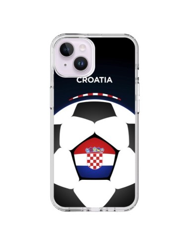 Coque iPhone 14 Plus Croatie Ballon Football - Madotta