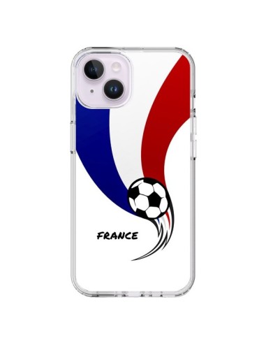 Coque iPhone 14 Plus Equipe France Ballon Football - Madotta