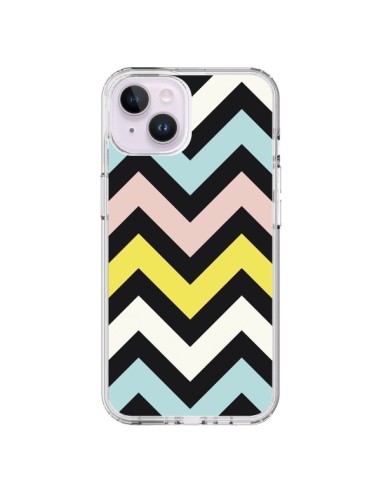 Coque iPhone 14 Plus Azteque Chevron Sunny - Mary Nesrala