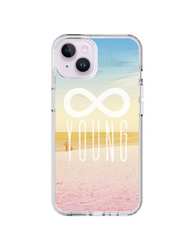 Coque iPhone 14 Plus Forever Young Plage - Mary Nesrala