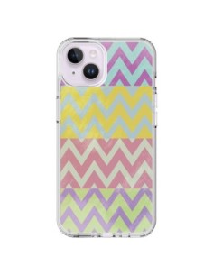 Coque iPhone 14 Plus Chevron Summer Triangle Azteque -...
