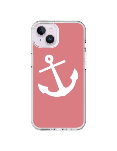 Coque iPhone 14 Plus Ancre Corail - Mary Nesrala