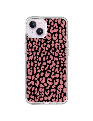 Cover iPhone 14 Plus Leopardo Corallo - Mary Nesrala