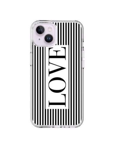 Cover iPhone 14 Plus Amore Bianco e Nero - Mary Nesrala