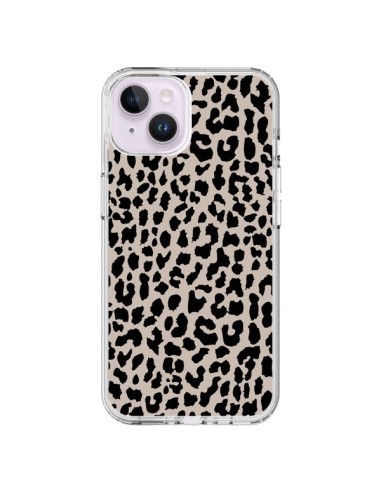 Coque iPhone 14 Plus Leopard Marron - Mary Nesrala