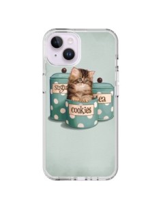 iPhone 14 Plus Case Caton Cat Kitten Boite Biscotto Polka...