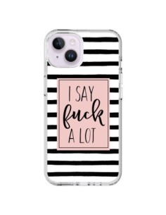 iPhone 14 Plus Case Say Fuck A Lot Bandes - Maryline...