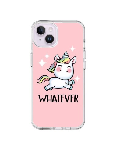 Coque iPhone 14 Plus Licorne Whatever - Maryline Cazenave