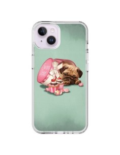 iPhone 14 Plus Case Dog Cupcakes Torta Bonbon Boite -...