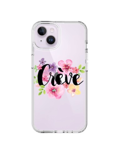 Coque iPhone 14 Plus Crève Fleurs Transparente - Maryline Cazenave