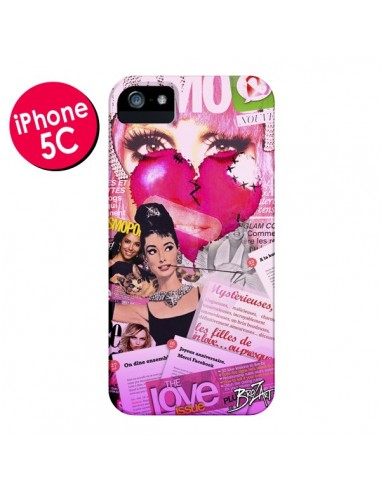 Coque Glamour Magazine pour iPhone 5C - Brozart