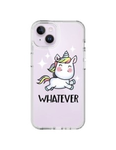 iPhone 14 Plus Case Unicorn Whatever Clear - Maryline...