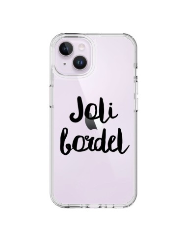 iPhone 14 Plus Case Joli Bordel Clear - Maryline Cazenave