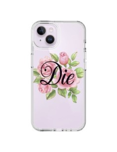 Coque iPhone 14 Plus Die Fleurs Transparente - Maryline...