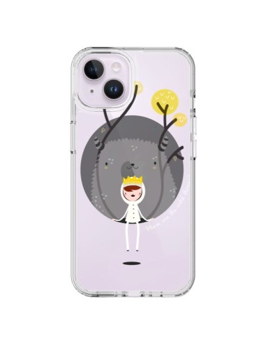 Coque iPhone 14 Plus Monstre Princesse Transparente - Maria Jose Da Luz