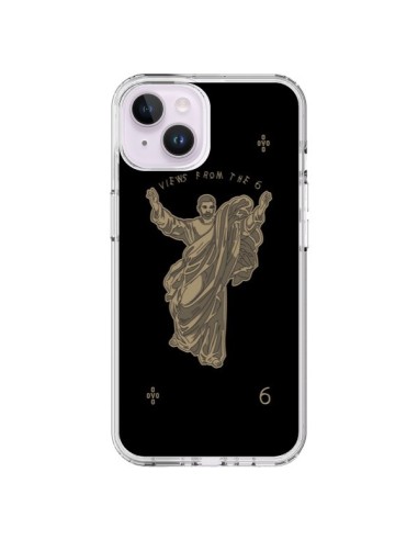 Coque iPhone 14 Plus God Black Drake Chanteur Jeu Cartes - Mikadololo