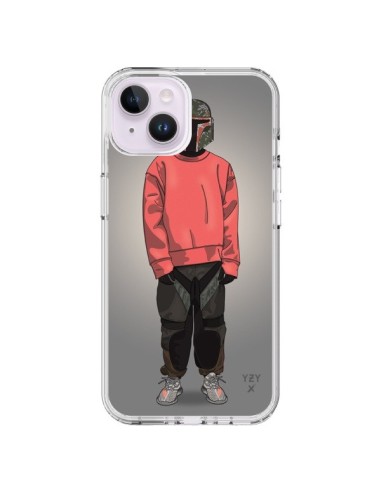 Coque iPhone 14 Plus Pink Yeezy - Mikadololo