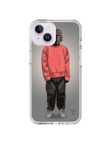 Cover iPhone 14 Plus Pink Yeezy - Mikadololo