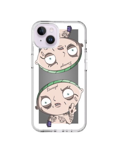 Coque iPhone 14 Plus Stewie Joker Suicide Squad Double - Mikadololo