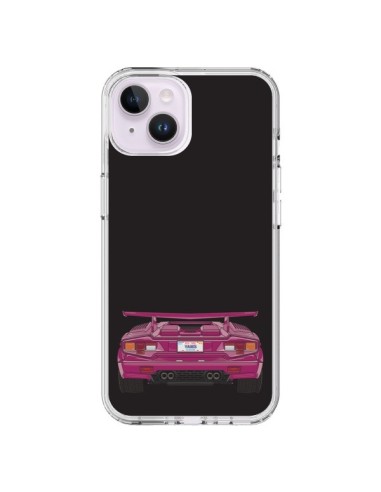 Coque iPhone 14 Plus Yamborhini Voiture - Mikadololo