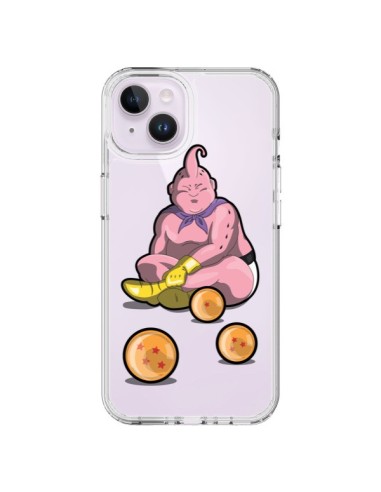 Cover iPhone 14 Plus Buu Dragon Ball Z Trasparente - Mikadololo